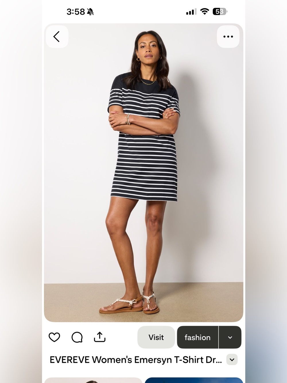 Evereve Emersyn T-shirt Dress size XS